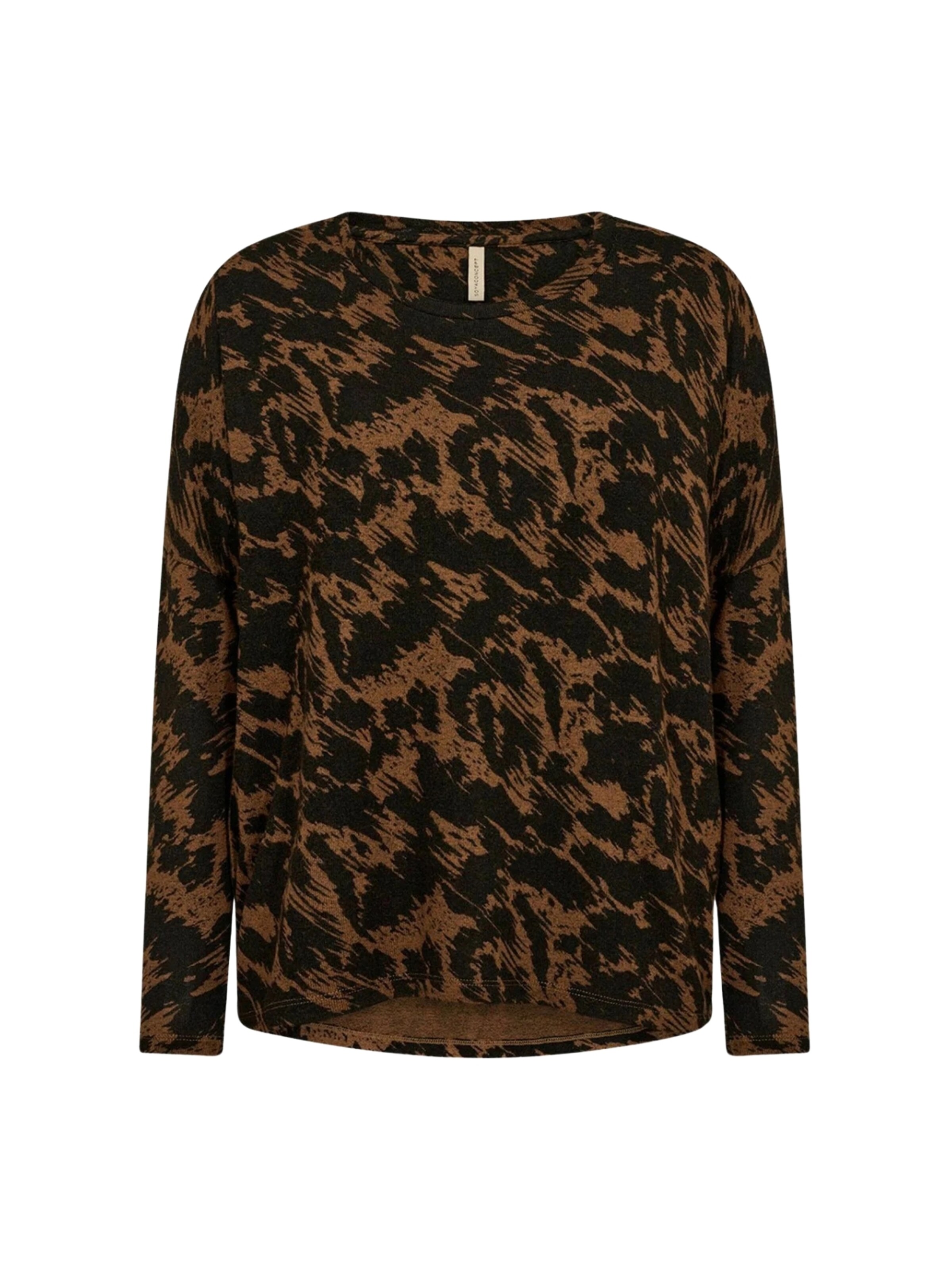 T-shirt ' SC_BIARA AOP ' Soyaconcept en marron : devant