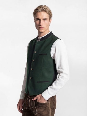 KaiserLich Trachtenweste '5434' in Grün: Vorderseite