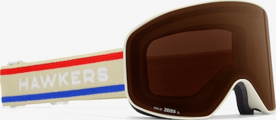 Sportiniai akiniai nuo saulės 'ARTIK BIG' iš HAWKERS, spalva – smėlio / mėlyna / raudona / balta, Prekių apžvalga