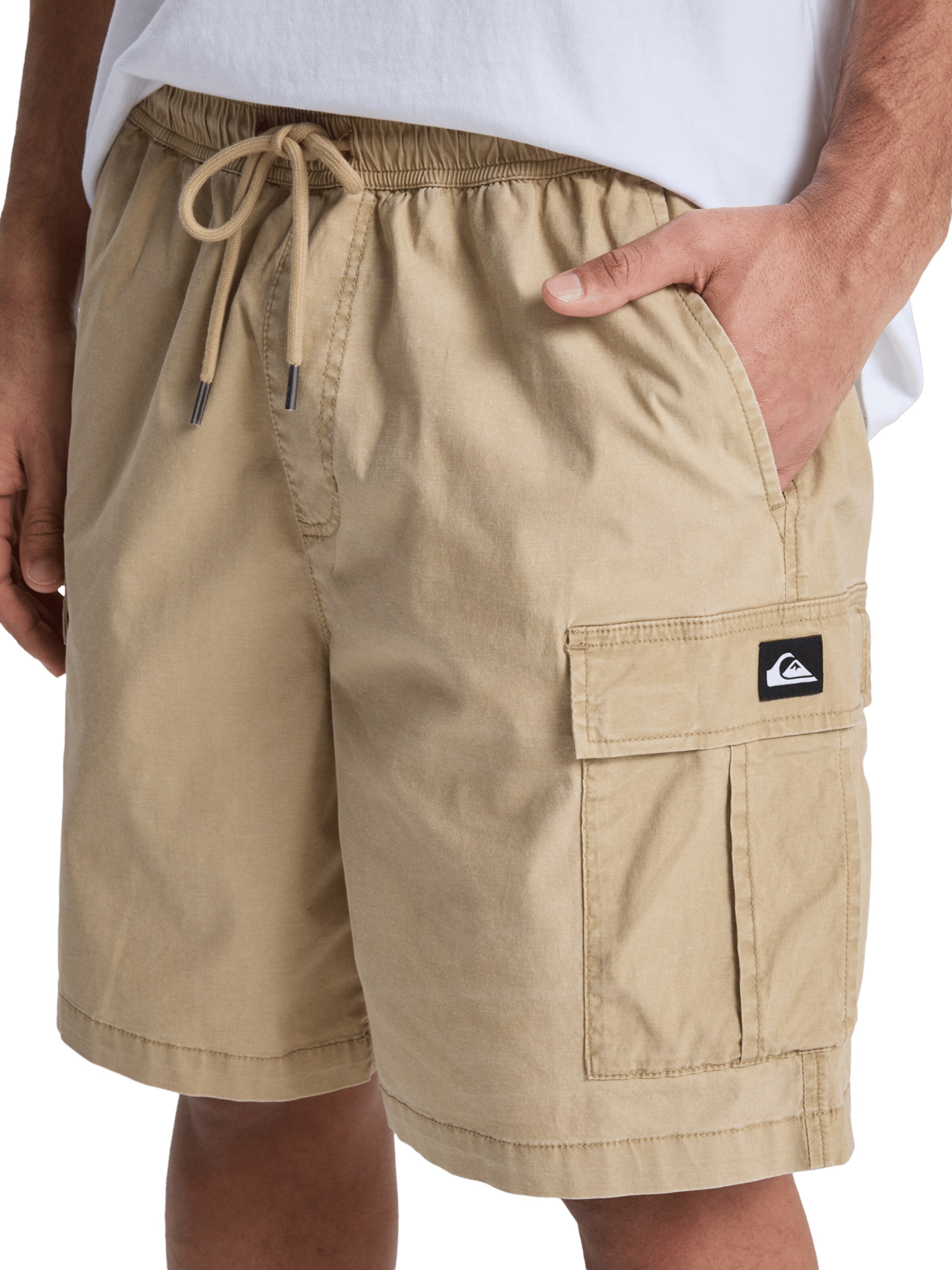 QUIKSILVER Loose fit Pants 'Taxer' in Beige