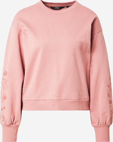 VERO MODA Sweatshirt 'VMSELIN' in Pink: Vorderseite