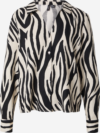 VERO MODA Pusero 'VMMYMILO' värissä beigenharmaa / musta, Tuotenäkymä