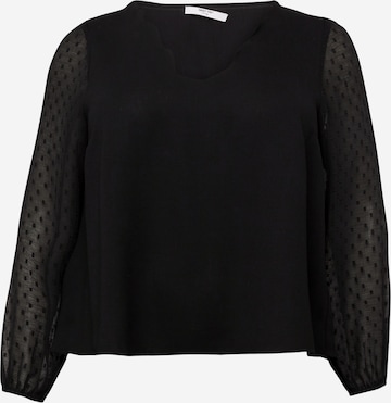 ABOUT YOU Curvy Blouse 'Vivian' in Black: front