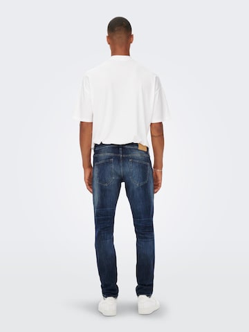 Only & Sons Regular Jeans 'Weft' in Blau