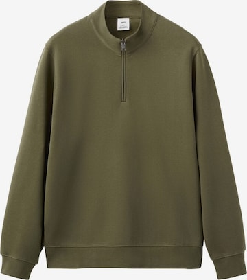 MANGO MAN Sweatshirt 'Winne' in Grün: Vorderseite