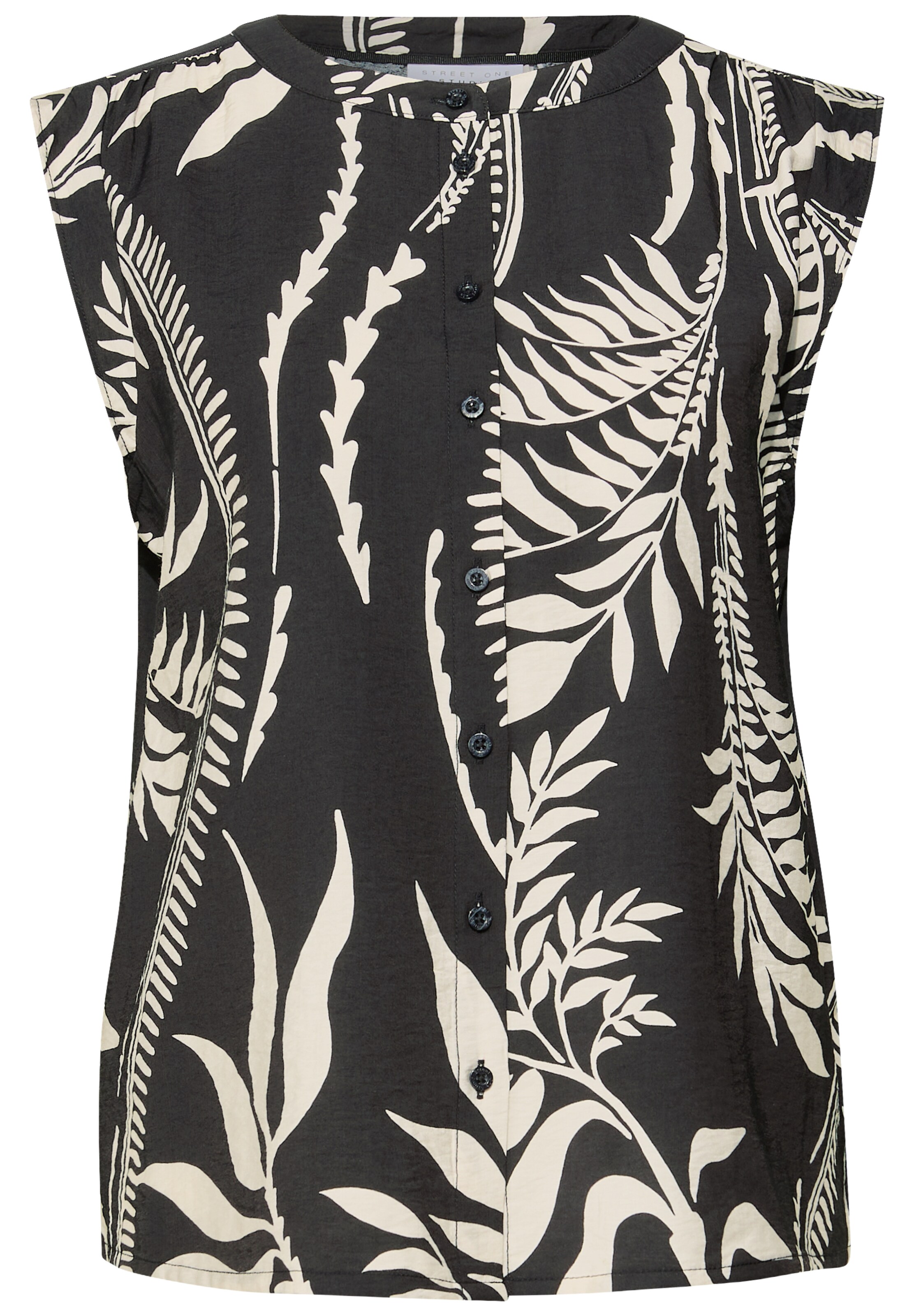 Street One Studio Bluse in Schwarz: Vorderseite