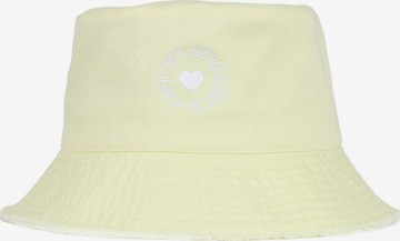 SAMAYA Hut `Grave` mit Stickerei in Gelb: Vorderseite