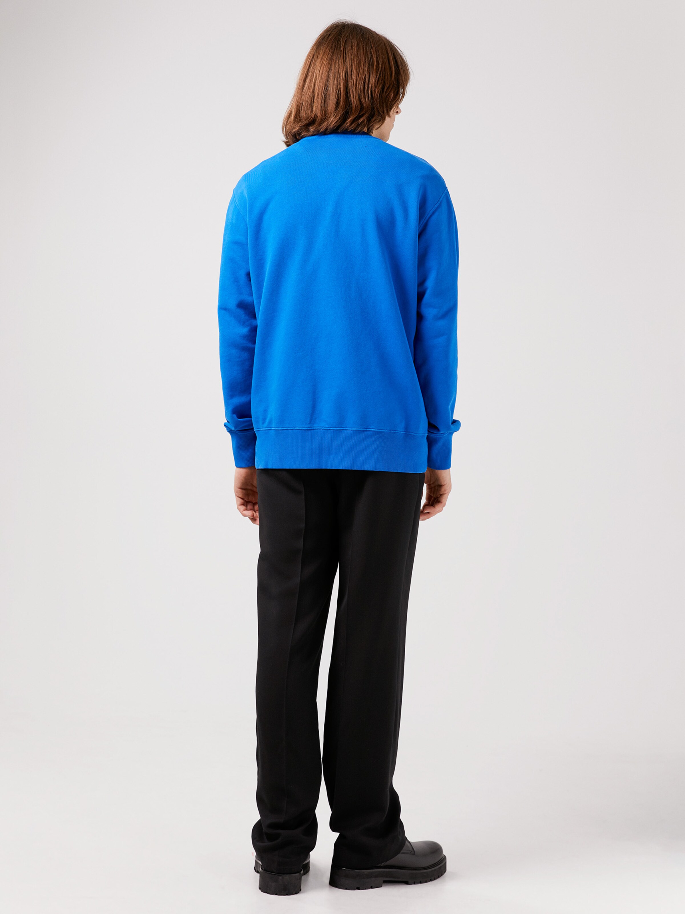 Männer Sweat J.Lindeberg Sweatshirt 'Felix' in Royalblau - QR16491 Männer Sweat J.Lindeberg Sweatshirt 'Felix' in Royalblau - QR16491