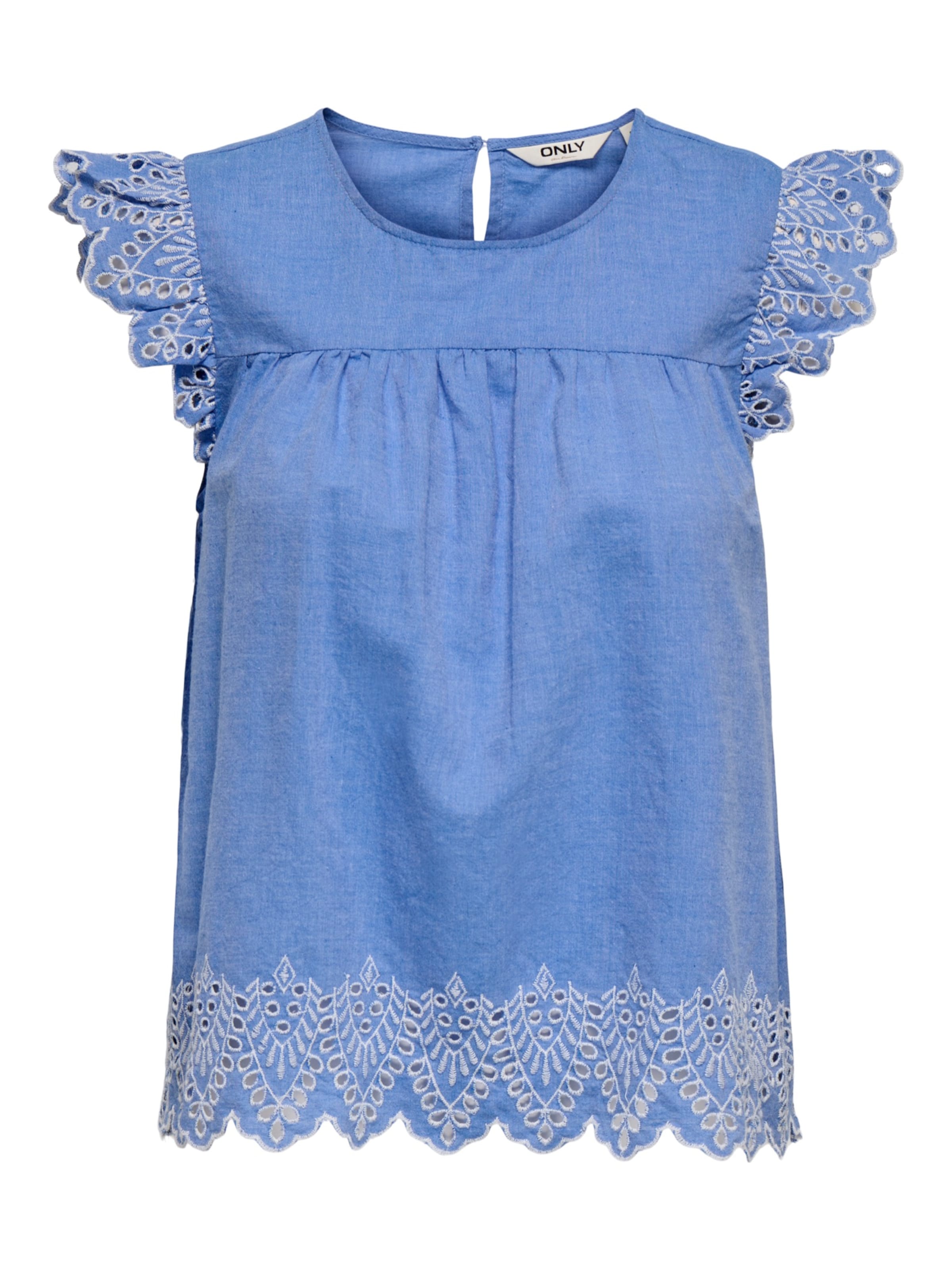 ONLY Carmakoma Blouse 'CARTULUM' in Blue: front