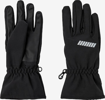 NAME IT - Guantes 'Nalfa' en negro: frente