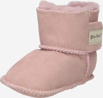 EN FANT Snow Boots in Pink: front