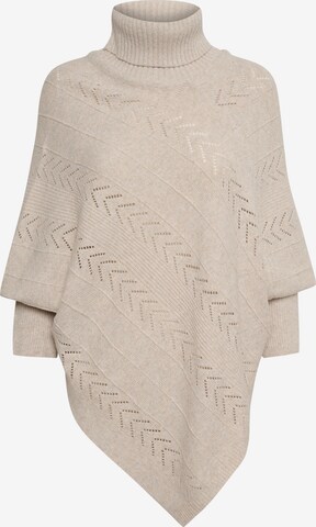 Cream Cape 'Holiday' in Beige: front