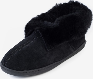 Minnetonka - Pantufa em preto: frente