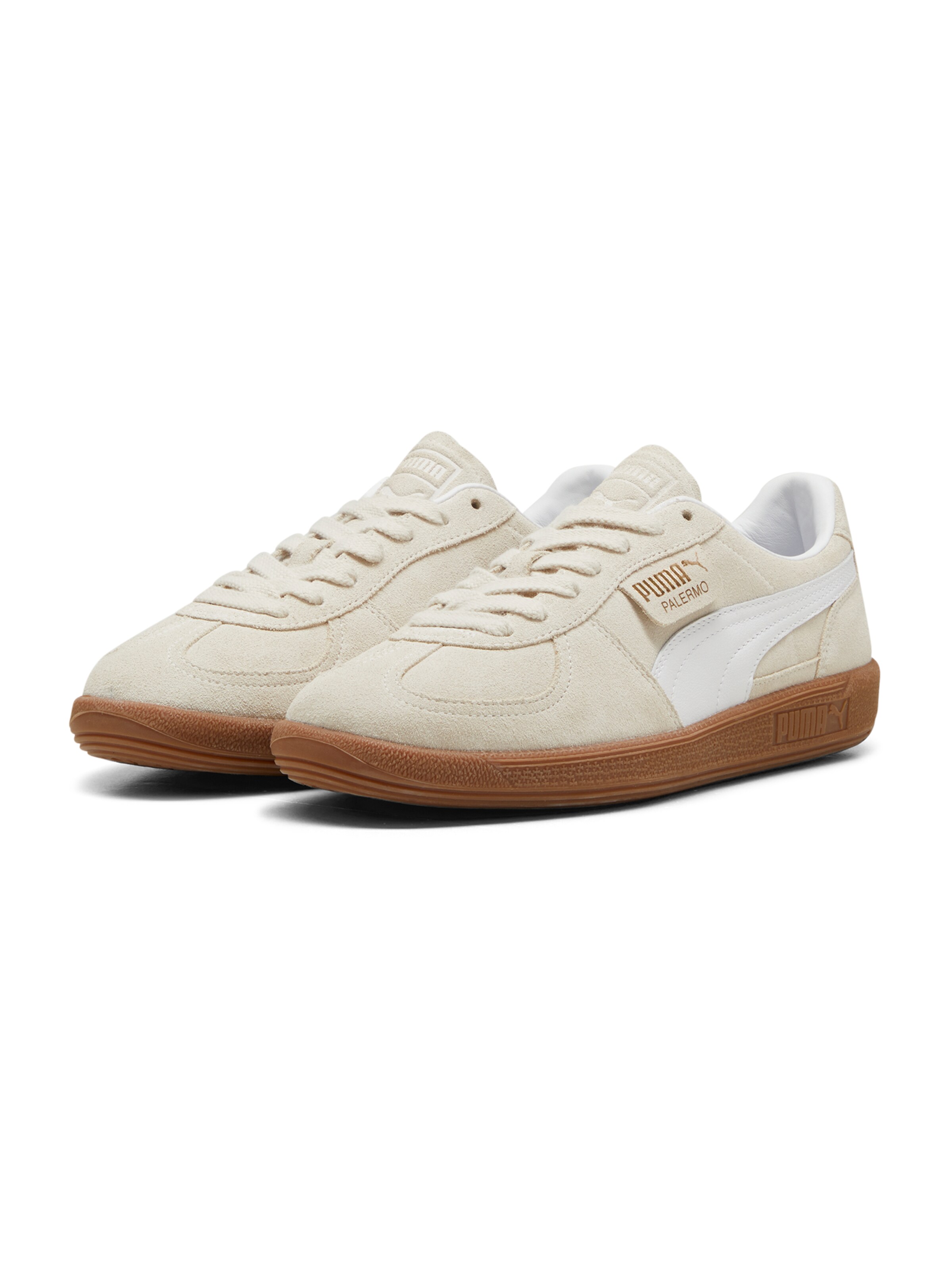 Baskets basses 'Palermo' PUMA en beige : devant