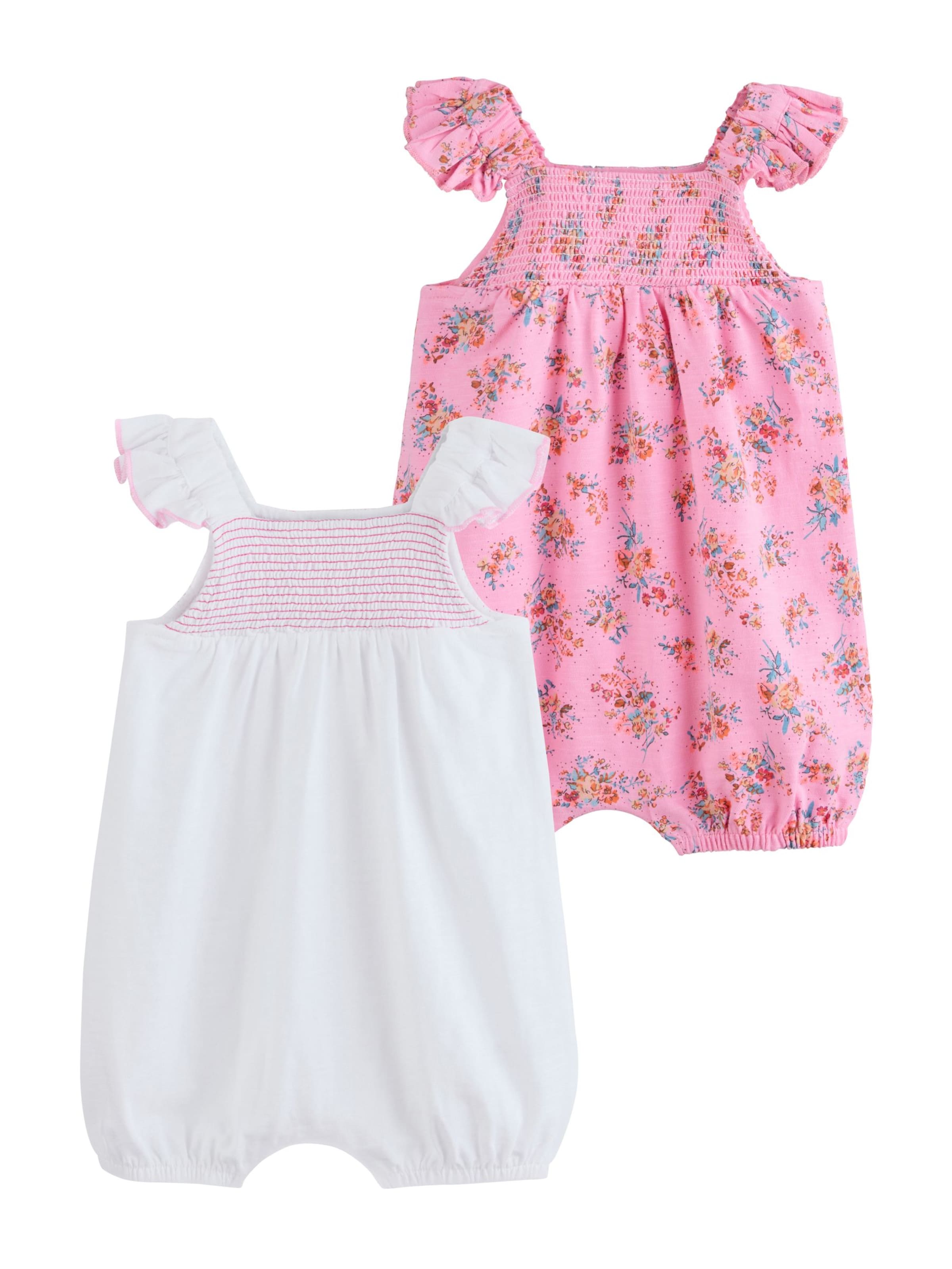 Next Pajac/bodi | roza barva: sprednja stran