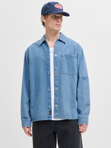 Fit confort Chemise JACK & JONES en bleu : devant