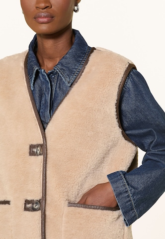darling harbour Vest in Beige: front