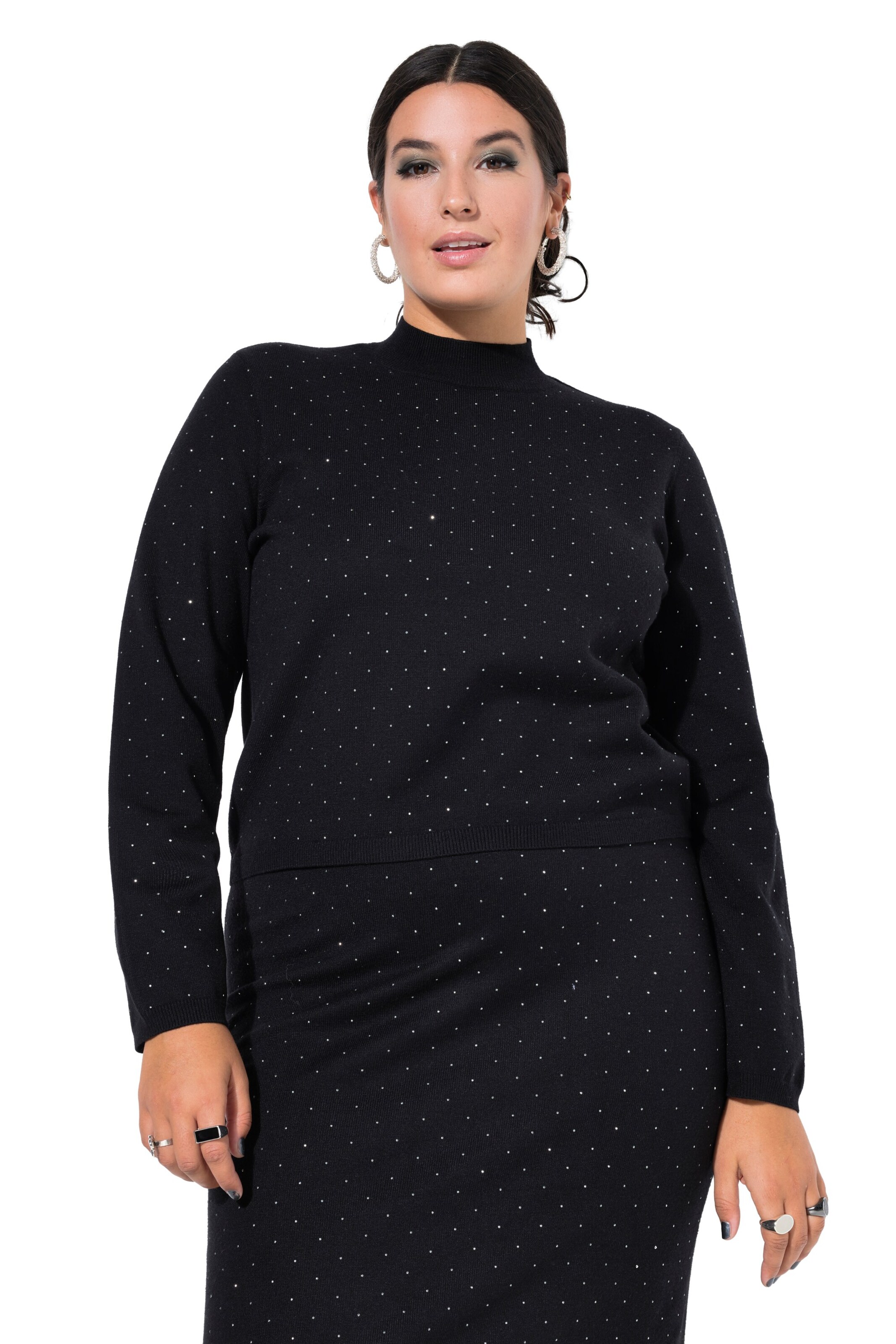 Studio Untold Pullover in Schwarz: Vorderseite