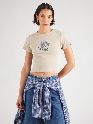 Maglietta 'GOOD DAY' di RVCA in verde: frontale