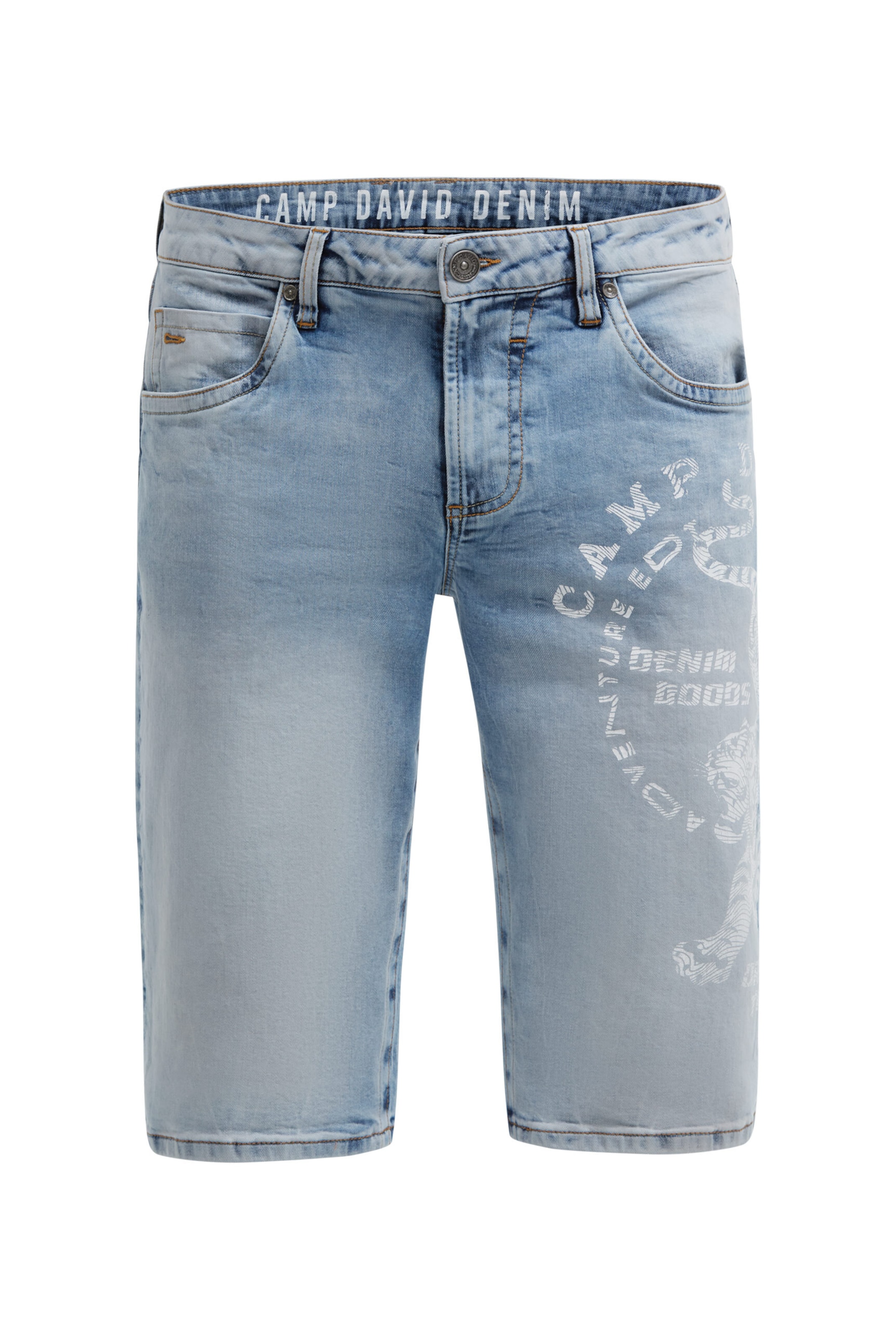 CAMP DAVID Regular Jeans in Blue: front