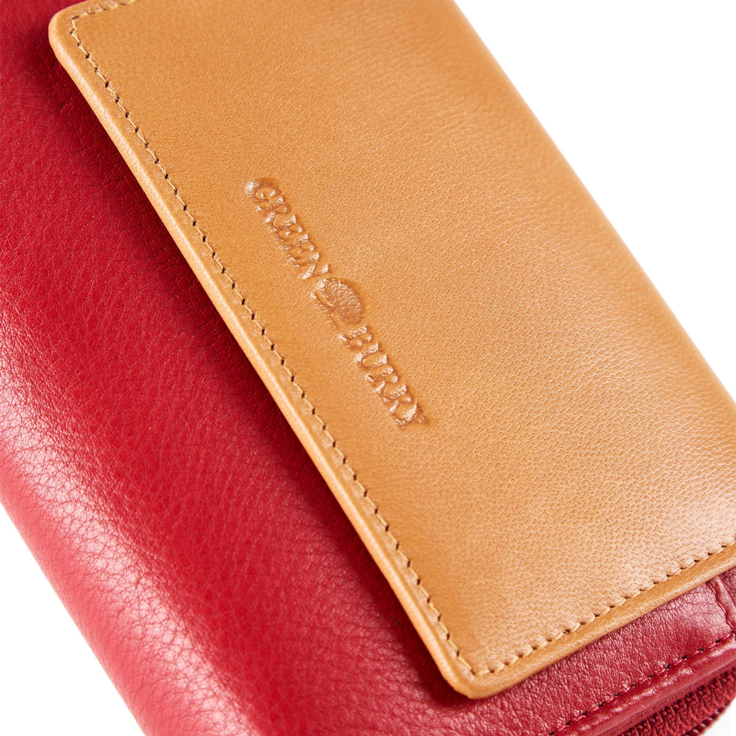 Portamonete 'Nappa' di GREENBURRY in rosso