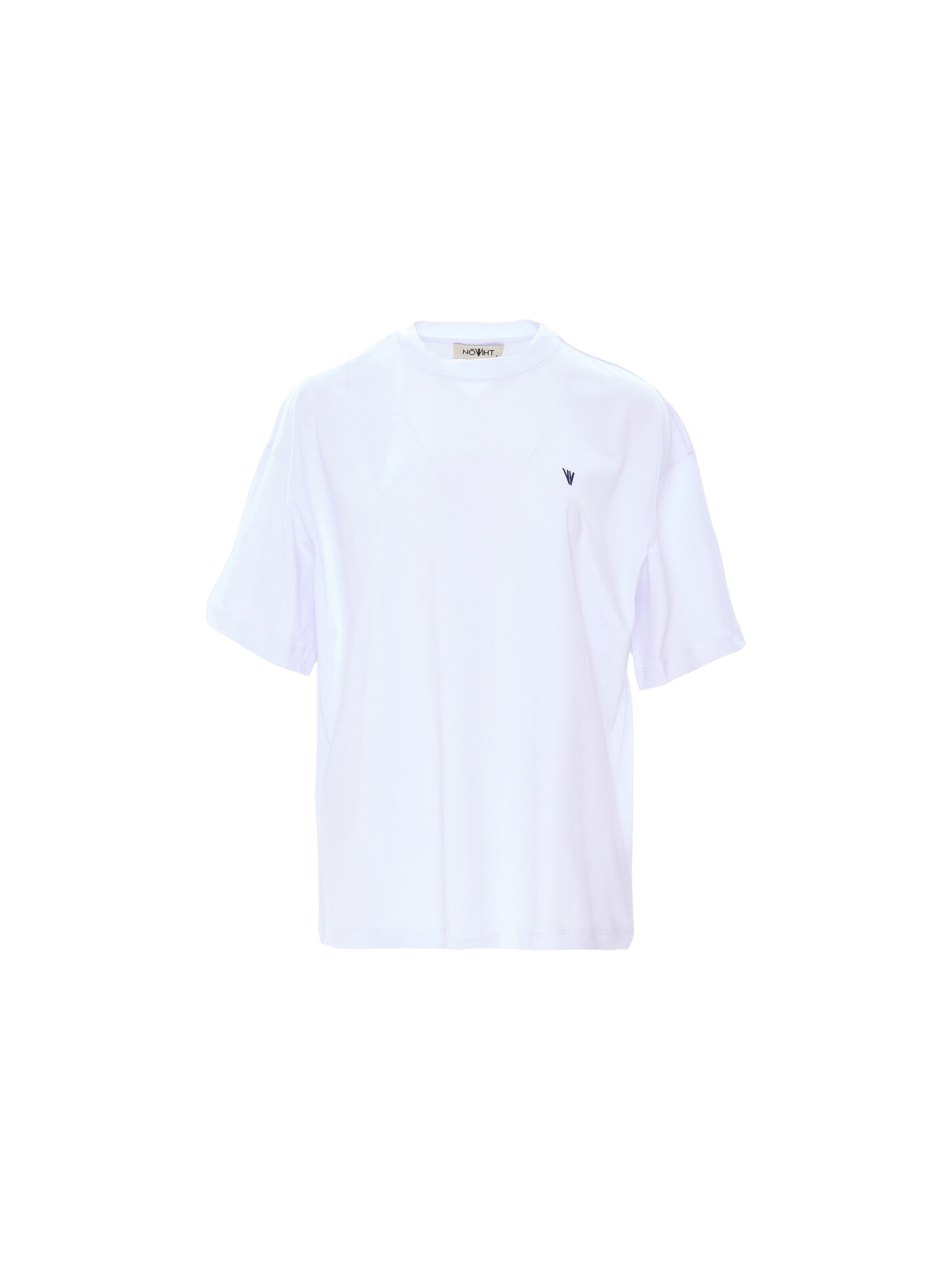 NOWIHT - Camiseta 'Zenobia' en blanco: frente