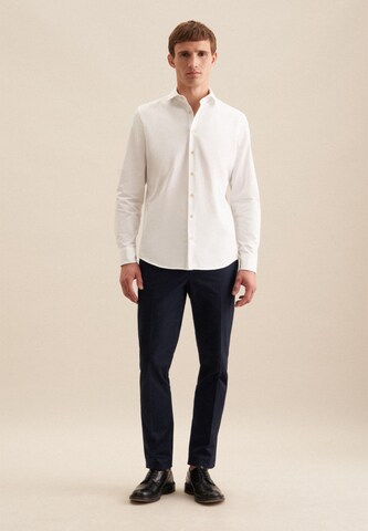 SEIDENSTICKER Slim fit Overhemd in Wit
