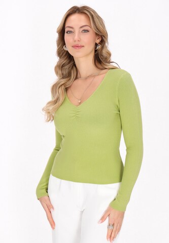 fainaPulover 'Comfortable' - zelena boja: prednji dio