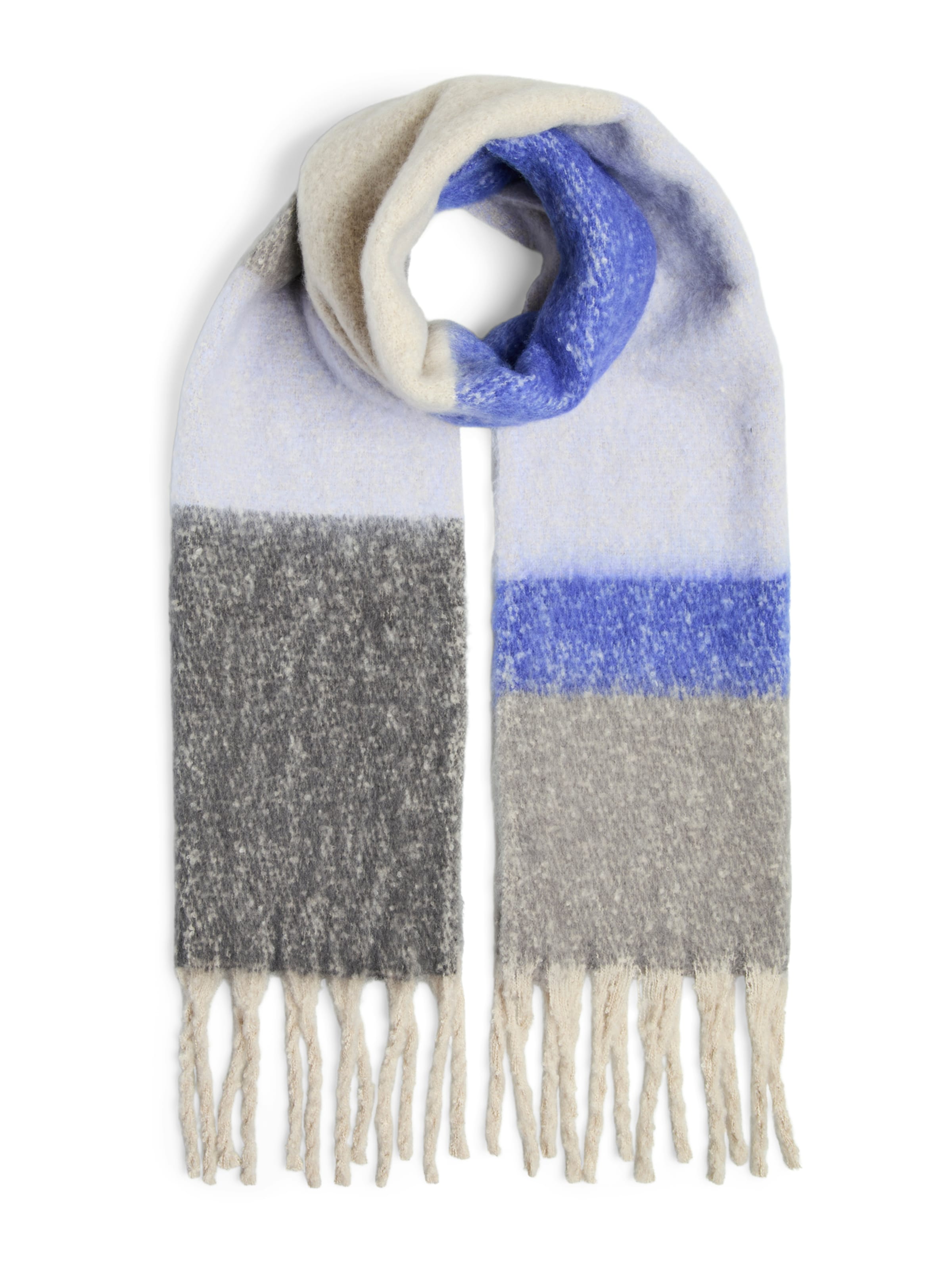 PIECES Шарф &#x27;PCBEA&#x27; в Серый: спереди