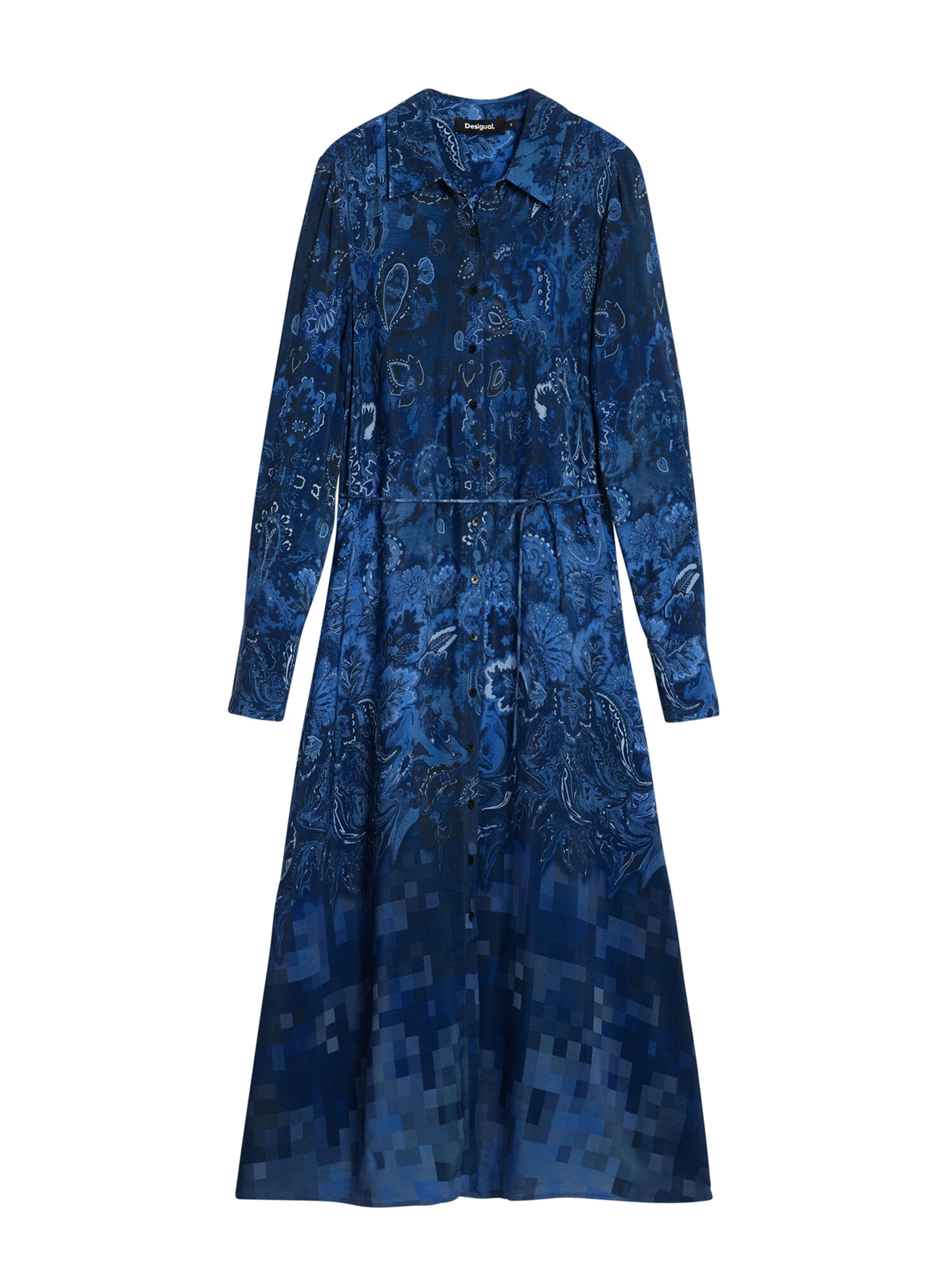 Desigual Kleit, värv sinine: eest vaates