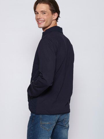 KOROSHI Between-Season Jacket in Blue