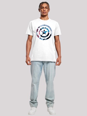 Maglietta 'Captain America' di F4NT4STIC in bianco