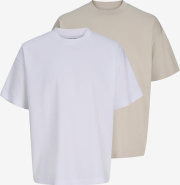 JACK & JONES Shirt 'Barron Tee' in Beige: Vorderseite