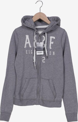 Abercrombie & Fitch Sweatshirt & Zip-Up Hoodie in S in Grey: front