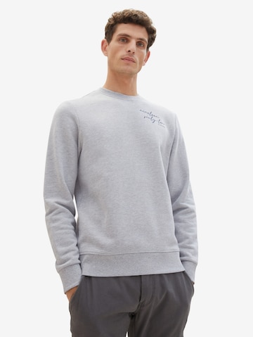 TOM TAILORSweater majica - siva boja