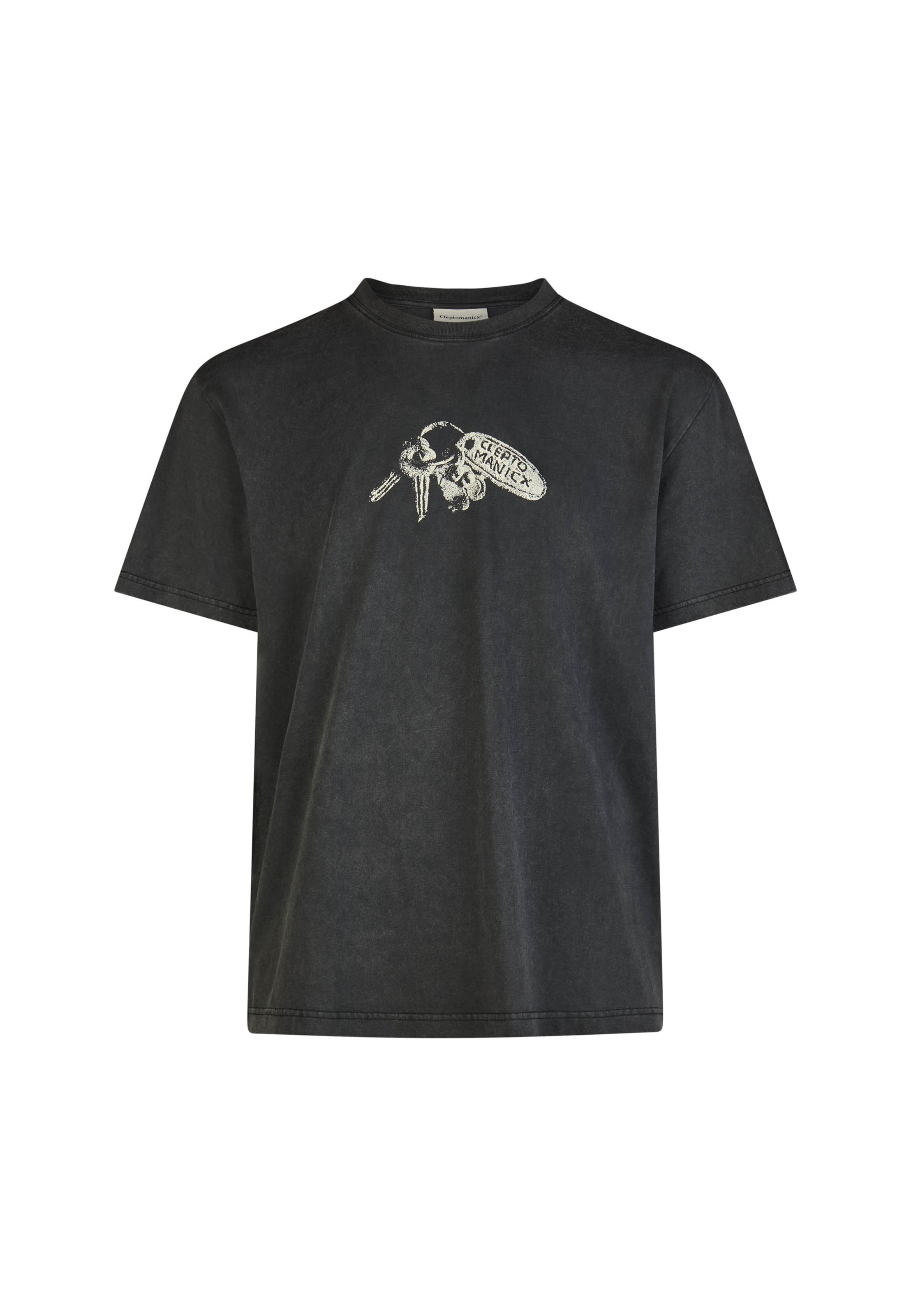 Cleptomanicx Shirt 'Artefacts' in Black: front