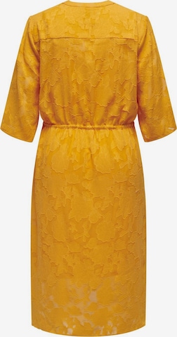 ONLY Carmakoma Sukienka koszulowa 'DELLAVINE' w kolorze pomarańczowy