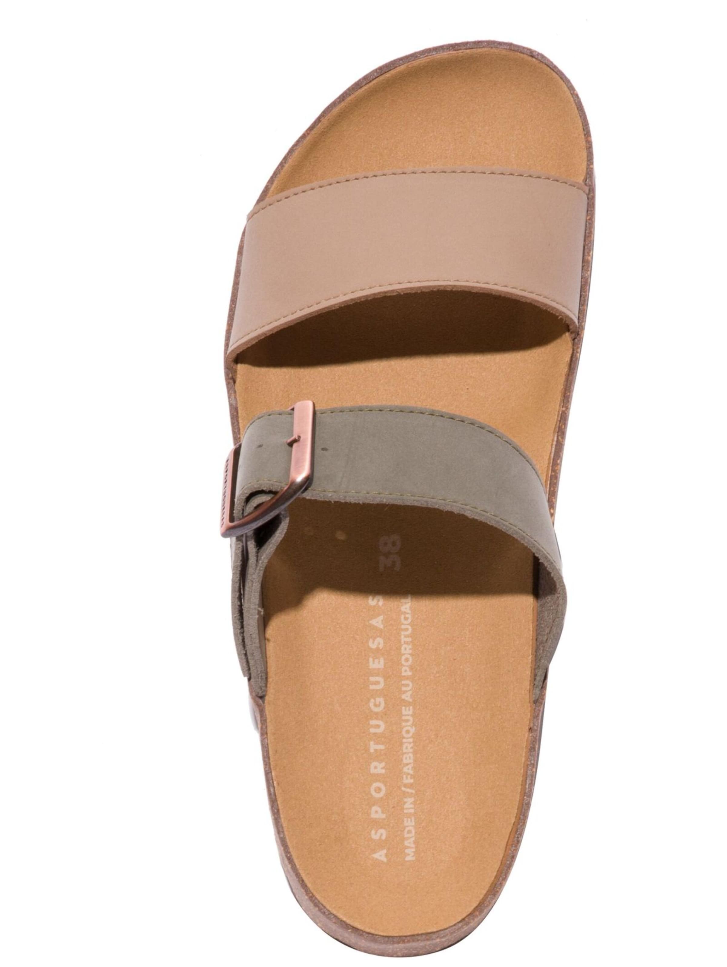 Mule Asportuguesas en beige