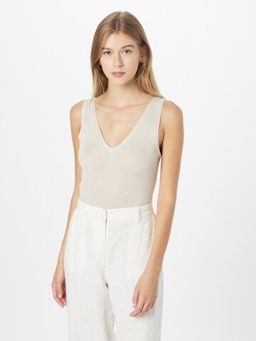 OBJECT Knitted top 'ANGIE' in Beige: front