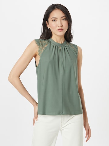 VERO MODA Blouse 'Milla' in Groen: voorkant