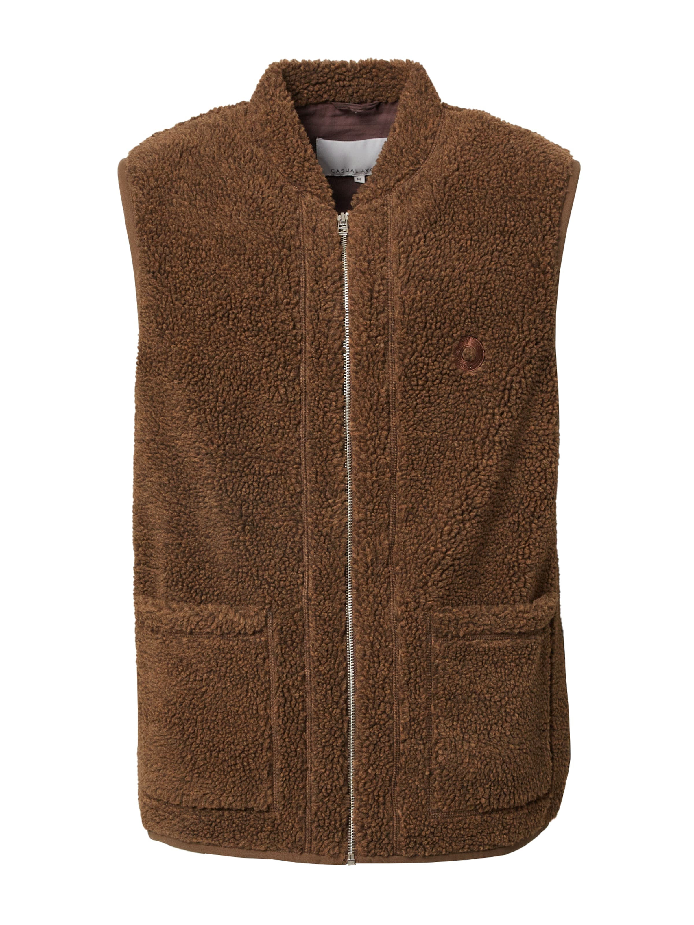 Gilet 'Jonson' di Casual Friday in marrone: frontale