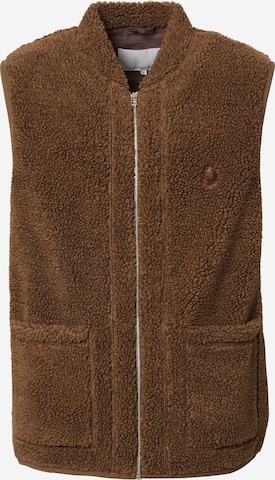 Casual Friday Vest 'Jonson' in Brown: front