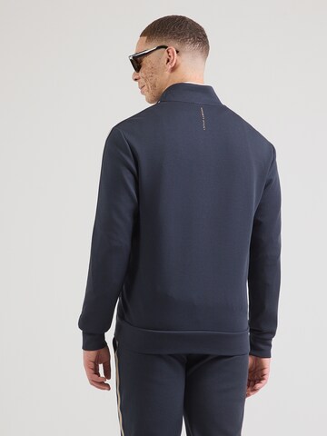 Hackett London Суичъри с качулка 'CLUB' в синьо: отзад