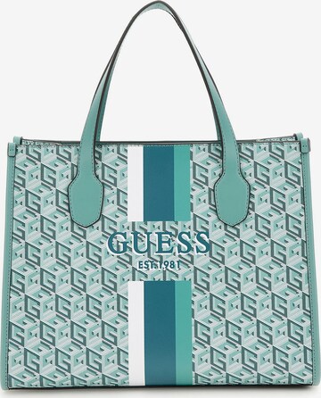 GUESS Handtasche 'Silvana' in Blau: predná strana