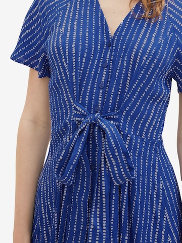 TOM TAILOR DENIM - Vestido camisero en azul