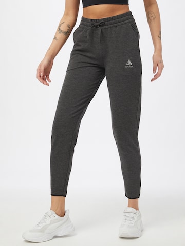 Slimfit Pantaloni sport de la ODLO pe negru: față