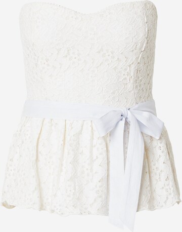 Top di HOLLISTER in bianco: frontale