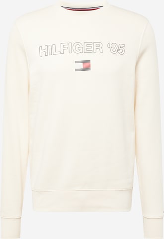 TOMMY HILFIGER Суичър '85' в бежово: отпред