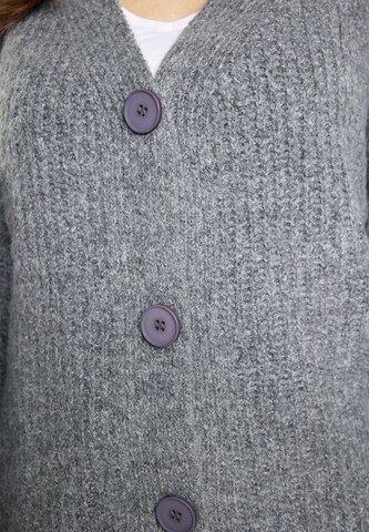 Cardigan 'Lynnea' usha WHITE LABEL en gris