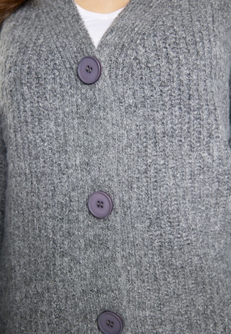 Cardigan 'Lynnea' usha WHITE LABEL en gris